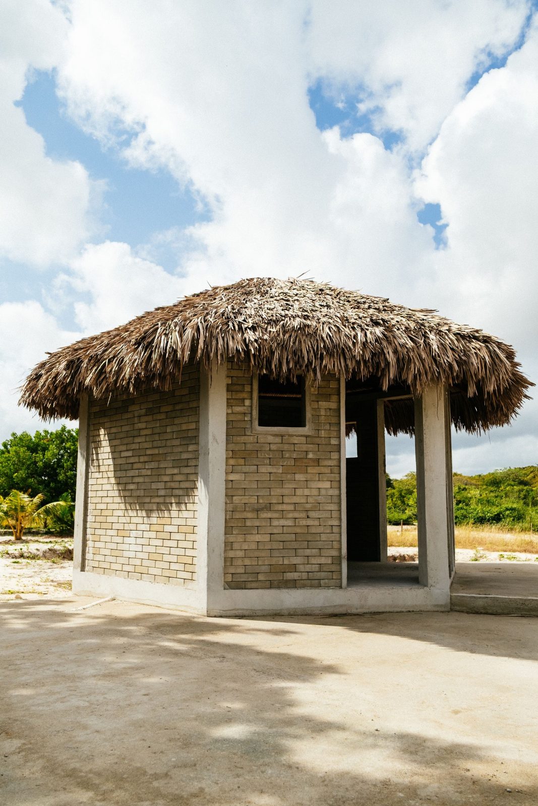 Área de apoio à piscina